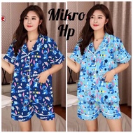 Joker.store123 Adult Sleepwear Lilo Stitch Navy HP Pajamas