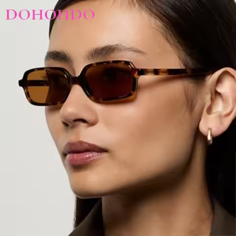 Small Square Frame Sunglasses Women Men Fashion Vintage Brand Designer Outdoor Sports Driving Sun Gl