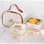304 Stainless Steel Lunch Box / Portable Bento Lunch Box mhh