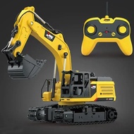 Simulation Alloy Remote Control Excavator Rc Z6820 13 Channel Toys Boy Spray Light Excavator Constru