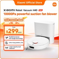 Xiaomi Robot Vacuum H40 | 10000Pa powerful suction fan blower, Hair anti-tangle technology, 4L dust 