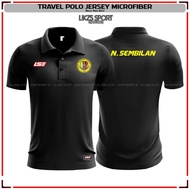 Negeri Sembilan FC Travel Jersey DX2 - LSE Football Polo Microfiber | Baju Berkolar Bolasepak | Offi