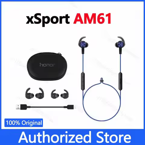 Genuine Honor XSport AM61 Magnetic Sports Bluetooth Earphones Wireless In-ear Headset with Mic