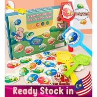 Babyku Fly Swat Game Word sighting game English Words Cards Early Education Family Fun Game.