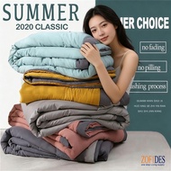 Cotton Blanket Quilt Comforter Queen Super Soft Quilt Comforter Single Washable Cotton Quilt Selimut