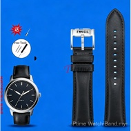Watch Band 22/24mm - Premium Leather Strap fo FS5061 FS5237 ME3052 3054 22mm Fine Stitching for Men
