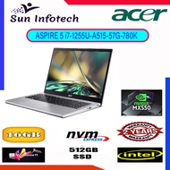 [Brand new ] ACER Laptop ASPIRE A515-57G-780K 15.6inch FHD IPS   16GB DDR4 512GB PCIe SSD NVidia MX550 -2GB Win 11 Home Wifi 6E 1.8kg-2 year warranty