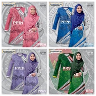 Baju Muslimah Jersey Muslimah Malaysia Customizable T-shirt Muslimah Jersey Long Sleeves Jersey Mu B