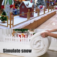 BLUEVELVET Snow Cover Fake Fake Snow Artificial Soft Backdrop Decoration