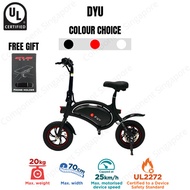 ♕ DYU ♕ UL2272 Certified ♕ Local Seller ♕ Electric Scooter ♕ LTA Compliance ♕ Ready Stock ♕