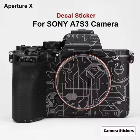 For SONY A7S3/a7S III Decal Skin Vinyl Wrap Film Camera Body Protective Sticker Anti-Scratch Protect