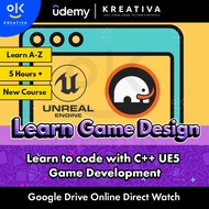 Learn Game Design With Unreal Engine - Video Course - Learn to code with C++ UE5 Game Development