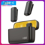 【Quick Delivery】Noise Cancelling Collar Mic Digital Display Portable Audio Record Mics Video Confere