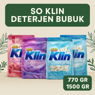 So Klin Softergent Softener Pelembut + deterjen bubuk 770 gr 1500 gr