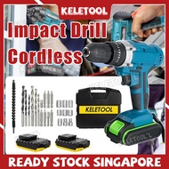 Electric drill cordless 588v Electric Drill Power Screwdriver Drill Impact Drill Cordless Drill Set 