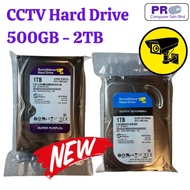 CCTV Hard Drive 500GB/750GB/1TB/1.5TB/2TB – 24/7 Surveillance HDD for DVR/NVR Security System