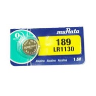 【GQ254】Murata 水銀電池 LR1130 AG10 189 LR-1130N 鈕扣電池 日本製