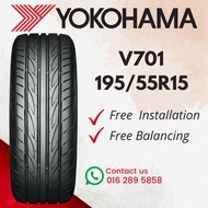 YOKOHAMA V701 195/55R15 85V RB TL C 195 55 15 195-55-15 195 - 55 - 15 195/55/15 1955515 NEW TYRE TAY