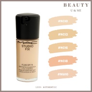 M.A.C MAC Studio Fix Fluid Foundation SPF15 30ml (NC10 / NC13 / NC16 / NC18 / NW10)