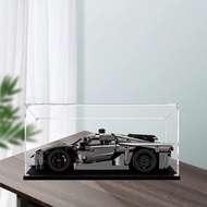 Acrylic Display Box For LEGO 42173 Koenigsegg Jesko Hypercar Figurine Case Transparent Storage Box