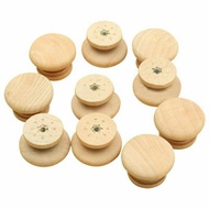 Cabinet Cupboard Natural wooden Round Pull Knob