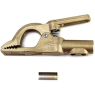 QWORK Welding Bronze Ground Clamp, 1.6 Pounds and 500A, 1 piece