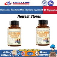 Glucosamine Chondroitin MSM & Turmeric Supplement 90 Capsules