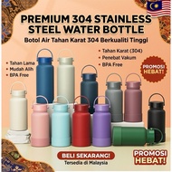 [ 1000ml ] 304 Stainless Steel Bottle Thermos Vacuum Flask Tumbler With Handle Water Bottle Botol Ai