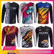 MEN JERSEY T-SHIRT MALAYSIA LONG SLEEVES (BAJU JERSEY LELAKI LONG SLEEVE MALAYSIA)