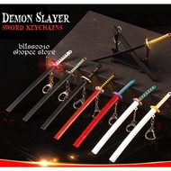 Demon Slayer keychain sword charm cosplay tanjiro rengoku zenitsu giyu inosuke sanemi nezuko mitsuri