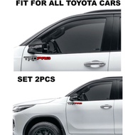 ◑☌✑TRD Pro Sticker for Toyota Cars Innova/Fortuner/Vios/Rush/Wigo/Hilux etc