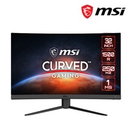 MSI G32C4X Curved Gaming Monitor - 31.5 inch / 1500R / 250Hz 1ms VA / Built with AMD FreeSync Premium