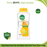 Dettol Body Wash 100ml Sabun Mandi Cair Botol Antibacterial Membersihkan Badan