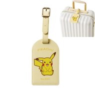 POKÉMON - 日本版 POKEMON 行李牌 寵物小精靈比卡超 名片卡套牌 (Yellow) 寶可夢 戶外旅行用行李名片卡套牌 平行進口