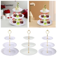 [Xastpz1] Cake Stand, Dessert Cupcake Display Stand, Home Decor, Round White Afternoon Tea, Pastry Rack, Cake Stand