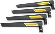 4Pcs 10dB Router Antenna for RT AX88U AX6000 Dual Band, SMA Network Card with Stable Structure, Exce