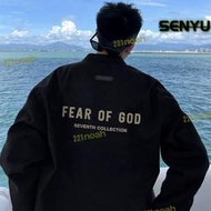 高街FOG ESSENTIALS第七季美式潮牌衝鋒衣工裝教練夾克外套上衣男