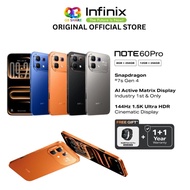 (READYSTOCK) Infinix NOTE 60 Pro 5G Smartphone 8/12+256GB | Snapdragon 7s Gen 4 | 144Hz 1.5K AMOLED