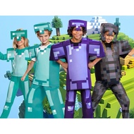 【Ready Stock🇲🇾】Minecraft Ender Dragon Boy Halloween Full Ender Dragon Boy Halloween Full Costume 我的世