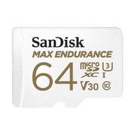 SanDisk MAX ENDURANCE 64G  microSD 記憶卡-RM529