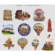 [B30] ~ Turkey ~ Turkish ~ Istanbul ~ Alzerbajian ~ Baku ~ Kuwait ~ Bodrum ~ Cairo Fridge Magnet [Re