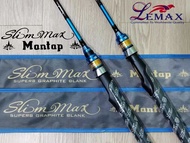 LEMAX SLIM MAX MANTAP SPINNING JIGGING FISHING ROD