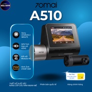 70mai A510 dash cam records ADAS, GPS, remote monitoring with 4G Kit