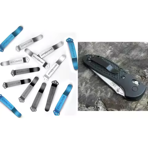 3 Color Stainless Steel Knife Pocket Clip for Benchmade Griptillian 551 Bugout 535 940 710 730 Emers
