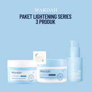 Wardah 1 paket lengkap glowing cerah plus serum BPOM 3 produk