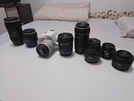 Canon EOS 200D白色單反相機 連kit鏡頭套装 有其他Sigma Canon鏡頭