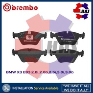 Brembo Front Disc Pad Brake Pads BMW X3 E83 2.0i,2.0d,2.5i,3.0i,3.0d