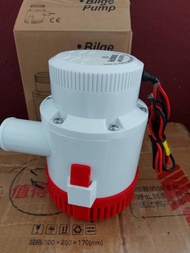 ปั๊มน้ำ ปั้มน้ำจุ่ม ปั้มแช่ ปั้มน้ำเรือ น้ำพุ ปลูกผัก น้ำตก 3500GPH DC 12v  24v