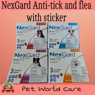 NexGard & Spectra Anti- Tick & Flea + for Dogs SOLD PER BOX (CHEWABLE MED)