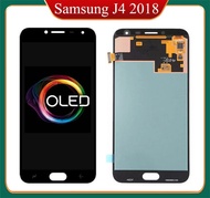 LCD AMOLED 5.5 inci, untuk Samsung Galaxy J4 2018 J400 J400F J400H